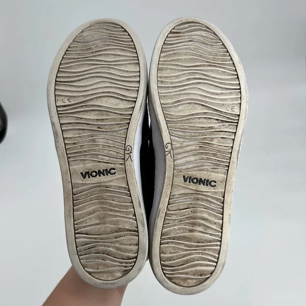 Vionic Black Slip-On Sneakers - Picture 4 of 8